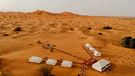 DESERT LUXURY CAMP WITH  CAMELS & 4x4