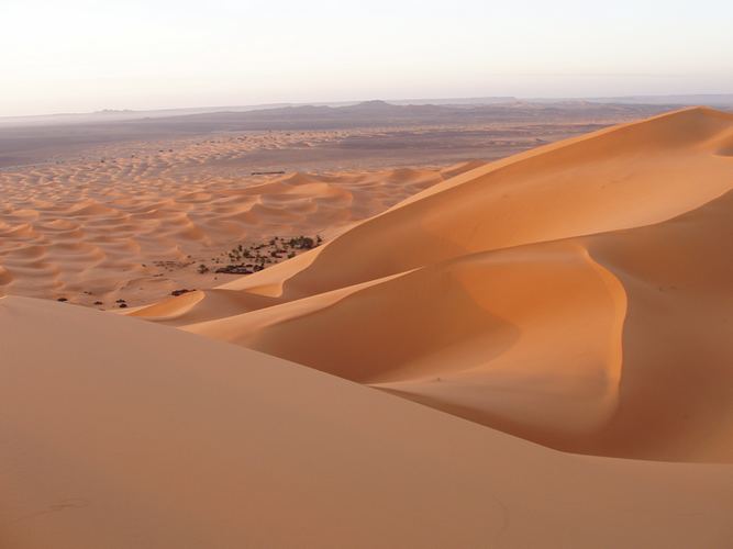 Bains de sable à Merzouga