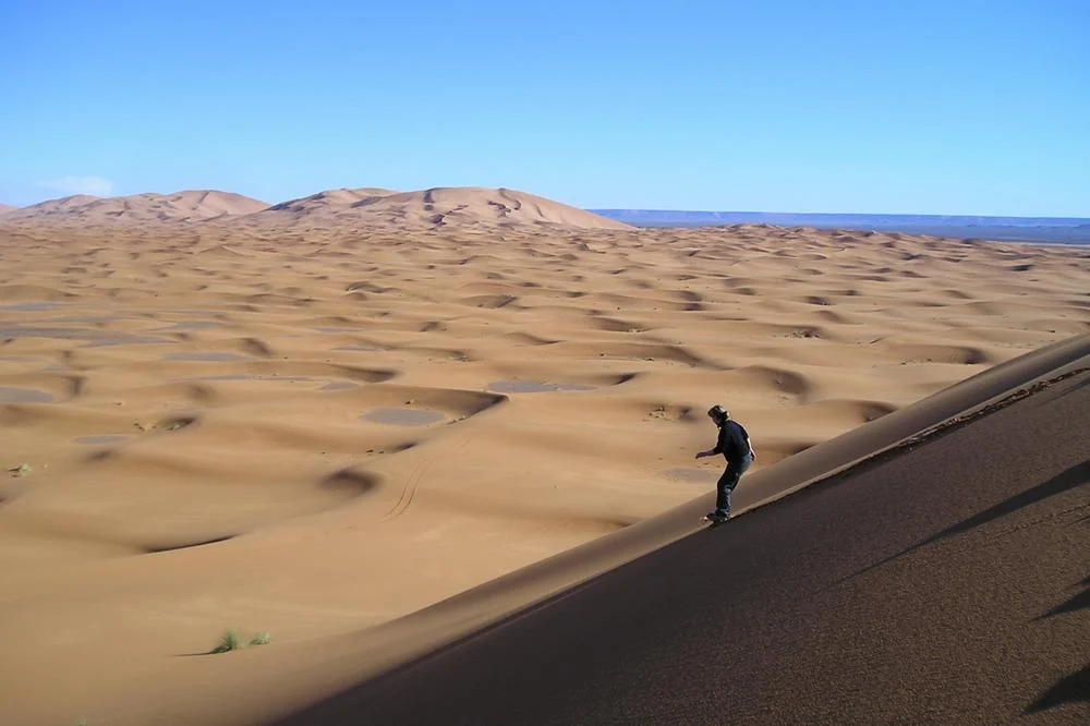 Discover sand surfing