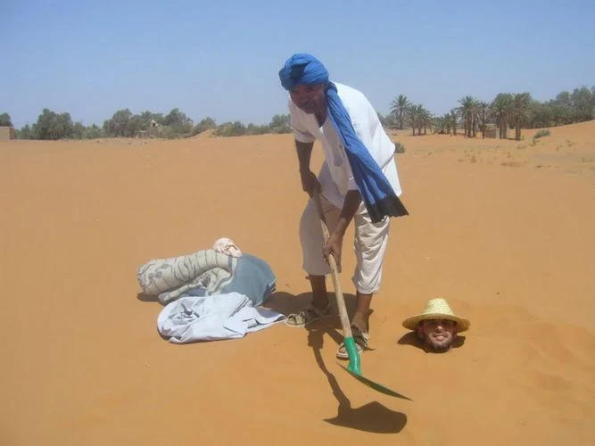 Sand baths